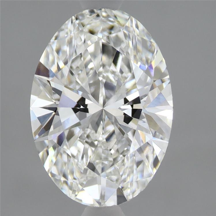 2.08 Carat Oval Shaped, Ideal Cut, E Color, IF Clarity, IGI Certified Lab Grown Diamond