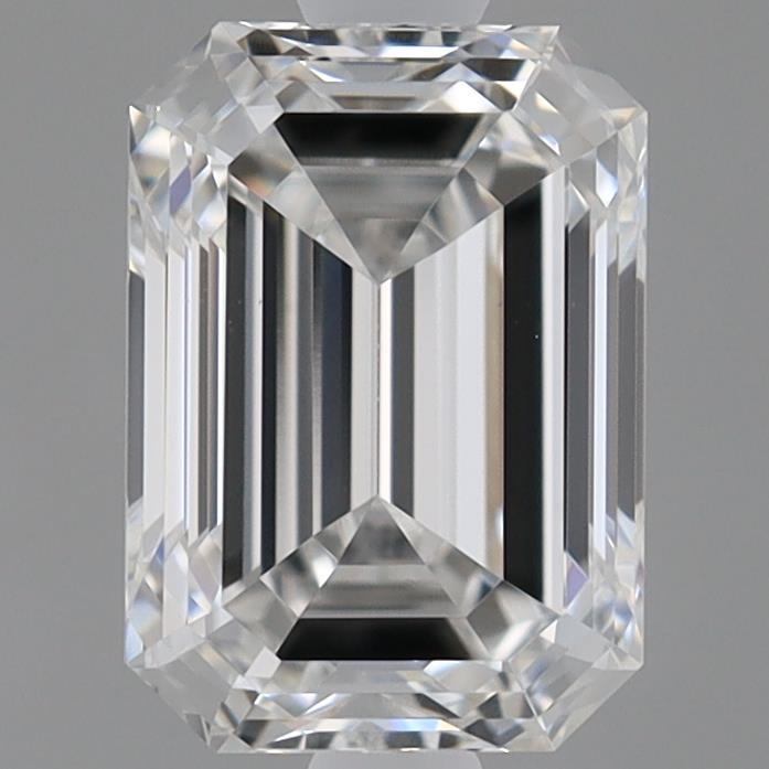 0.92 Carat Emerald Shaped, Ideal Cut, E Color, VVS2 Clarity, IGI Certified Lab Grown Diamond