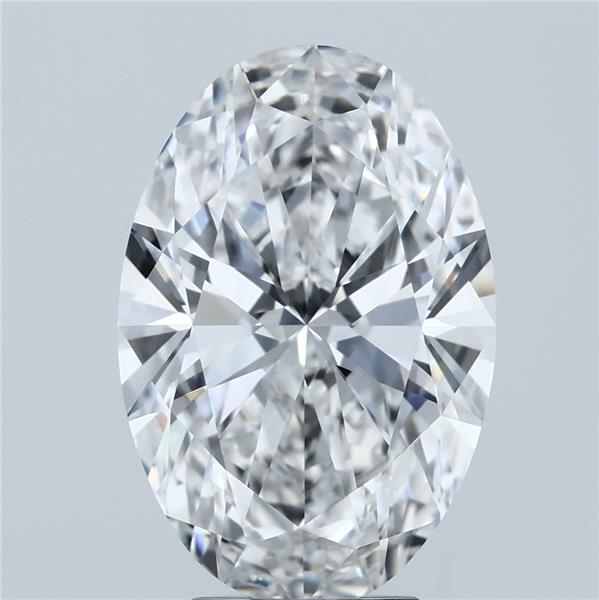 5.05 Carat Oval Shaped, Ideal Cut, F Color, VVS2 Clarity, IGI Certified Lab Grown Diamond