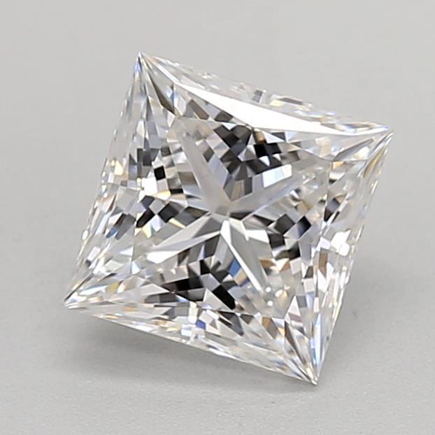 1.55 Carat Princess Shaped, Ideal Cut, E Color, VVS2 Clarity, IGI Certified Lab Grown Diamond