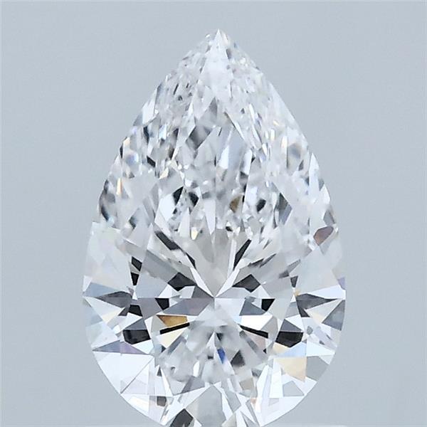 1.04 Carat Pear Shaped, Ideal Cut, D Color, VVS2 Clarity, IGI Certified Lab Grown Diamond