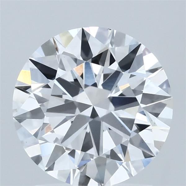 1.79 Carat Round Shaped, Ideal Cut, D Color, VS2 Clarity, IGI Certified Lab Grown Diamond