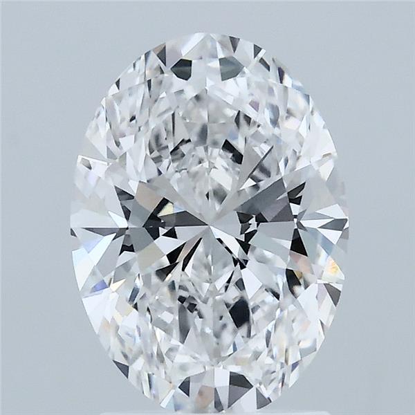 2.00 Carat Oval Shaped, Ideal Cut, D Color, VVS2 Clarity, IGI Certified Lab Grown Diamond
