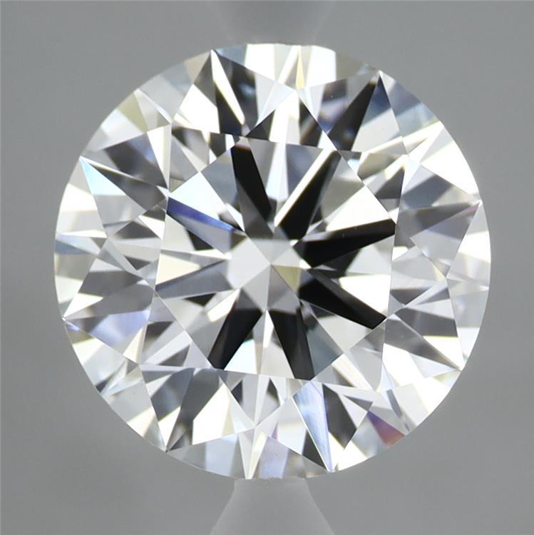3.02 Carat Round Shaped, Ideal Cut, E Color, VVS2 Clarity, IGI Certified Lab Grown Diamond
