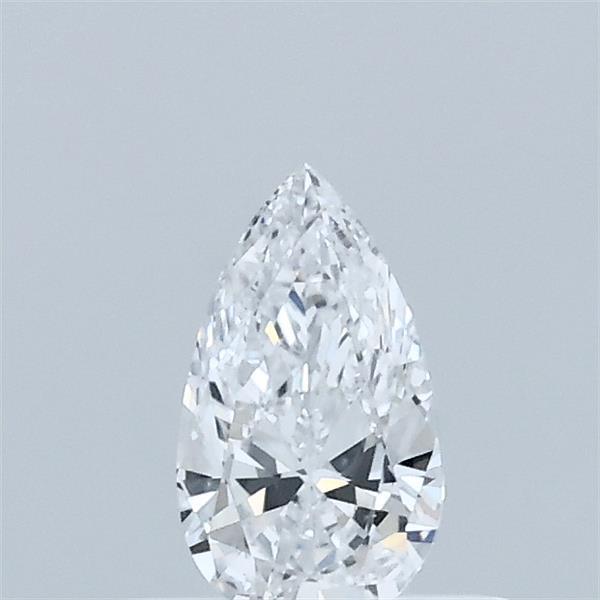 0.35 Carat Pear Shaped, Ideal Cut, D Color, VVS2 Clarity, IGI Certified Lab Grown Diamond
