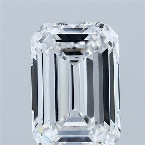 2.56 Carat Emerald Shaped, Ideal Cut, D Color, VVS2 Clarity, IGI Certified Lab Grown Diamond