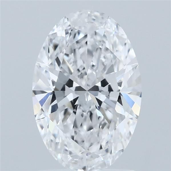 1.61 Carat Oval Shaped, Ideal Cut, D Color, VVS2 Clarity, IGI Certified Lab Grown Diamond