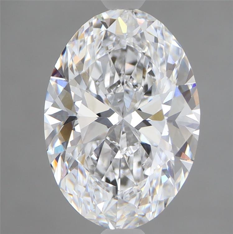 2.54 Carat Oval Shaped, Ideal Cut, D Color, VVS2 Clarity, IGI Certified Lab Grown Diamond