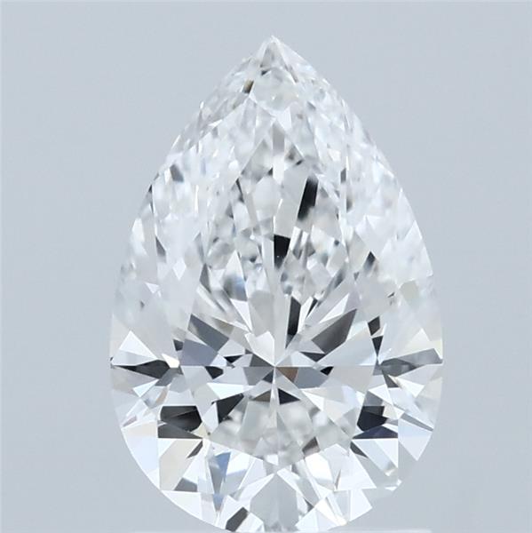 1.50 Carat Pear Shaped, Ideal Cut, E Color, IF Clarity, IGI Certified Lab Grown Diamond