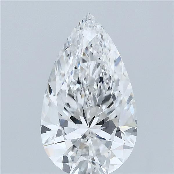 1.50 Carat Pear Shaped, Excellent Cut, E Color, VVS2 Clarity, IGI Certified Lab Grown Diamond