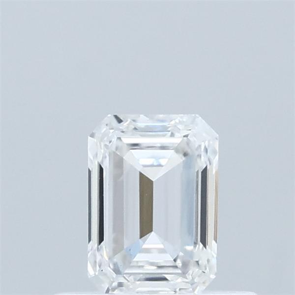 0.51 Carat Emerald Shaped, Ideal Cut, D Color, VS1 Clarity, IGI Certified Lab Grown Diamond