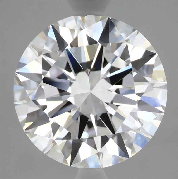 3.76 Carat Round Shaped, Very Good Cut, F Color, VVS2 Clarity, IGI Certified Lab Grown Diamond