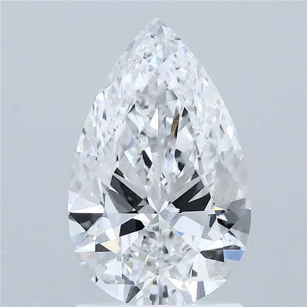 1.51 Carat Pear Shaped, Ideal Cut, E Color, VS1 Clarity, IGI Certified Lab Grown Diamond