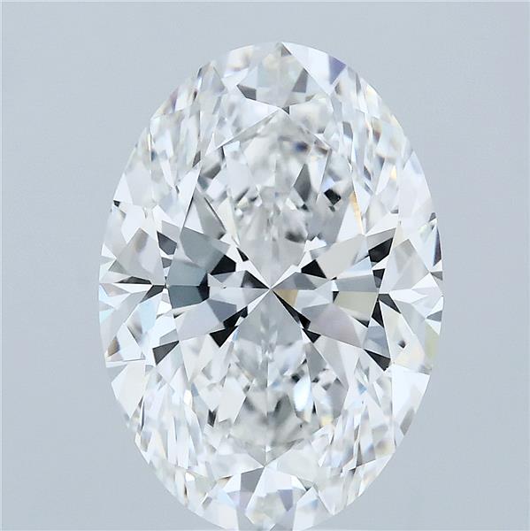 5.08 Carat Oval Shaped, Ideal Cut, F Color, VVS2 Clarity, IGI Certified Lab Grown Diamond