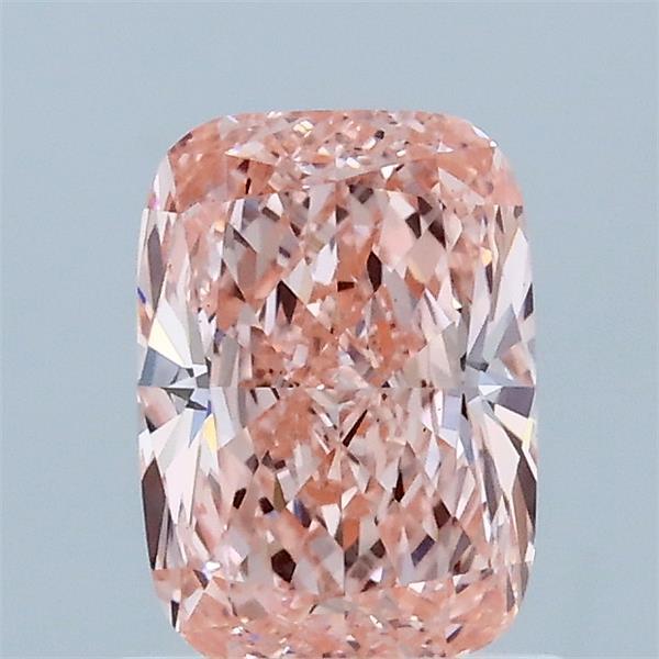 1.07 Carat Cushion Shaped, Ideal Cut, FANCY VIVID PINK Color, VS1 Clarity, IGI Certified Lab Grown Diamond