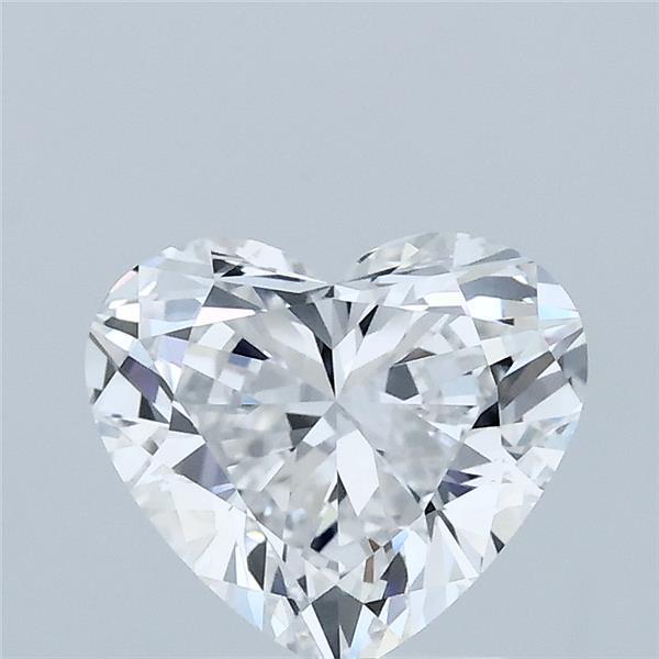 1.50 Carat Heart Shaped, Excellent Cut, D Color, VVS2 Clarity, IGI Certified Lab Grown Diamond