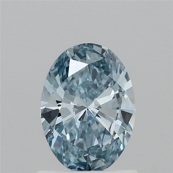 1.01 Carat Oval Shaped, Ideal Cut, FANCY VIVID BLUE Color, VS1 Clarity, IGI Certified Lab Grown Diamond