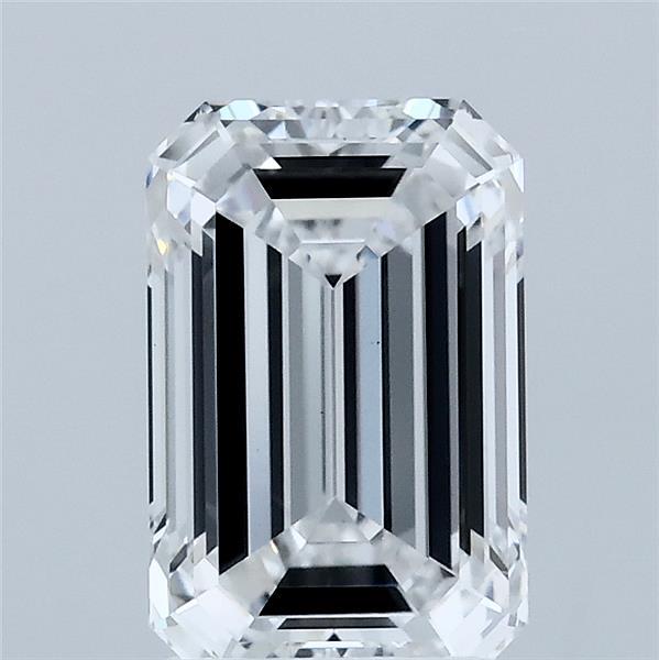 2.06 Carat Emerald Shaped, Ideal Cut, D Color, VS1 Clarity, IGI Certified Lab Grown Diamond
