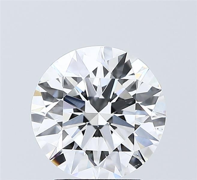 2.05 Carat Round Shaped, Ideal Cut, D Color, VS1 Clarity, IGI Certified Lab Grown Diamond