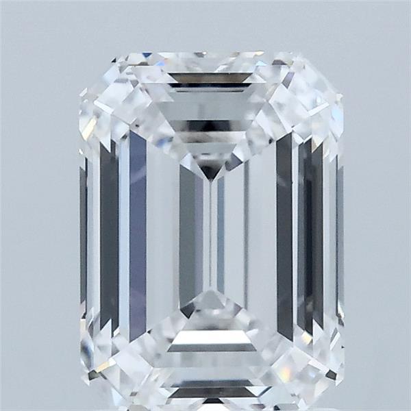 2.02 Carat Emerald Shaped, Ideal Cut, D Color, VVS2 Clarity, IGI Certified Lab Grown Diamond