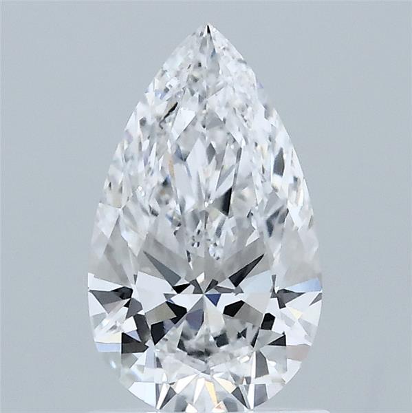 1.05 Carat Pear Shaped, Ideal Cut, D Color, VVS2 Clarity, IGI Certified Lab Grown Diamond