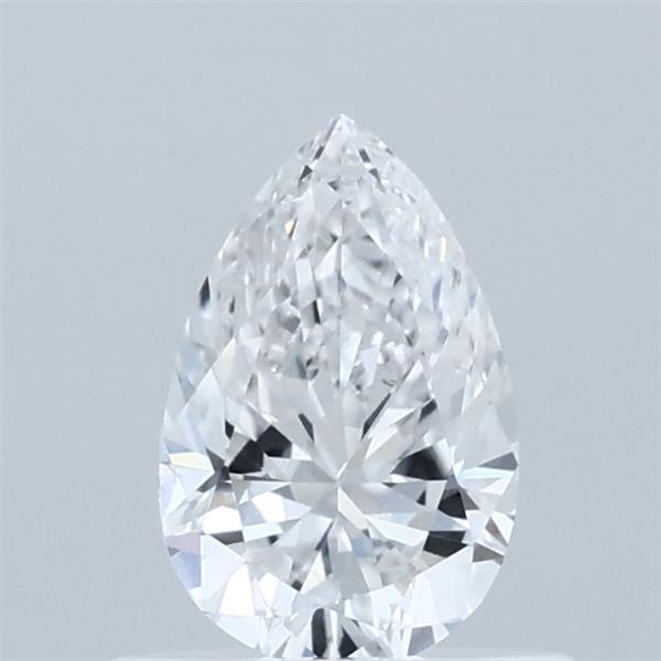 0.59 Carat Pear Shaped, Excellent Cut, D Color, VS1 Clarity, IGI Certified Lab Grown Diamond