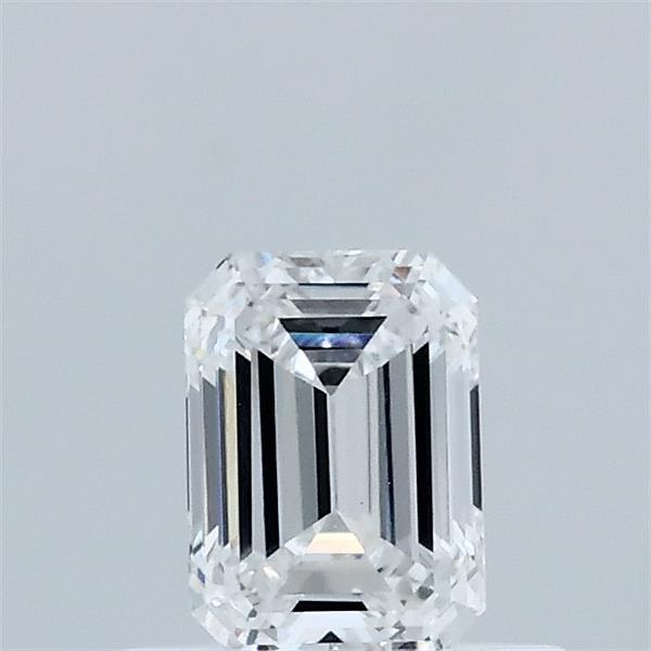 0.52 Carat Emerald Shaped, Ideal Cut, D Color, VS1 Clarity, IGI Certified Lab Grown Diamond