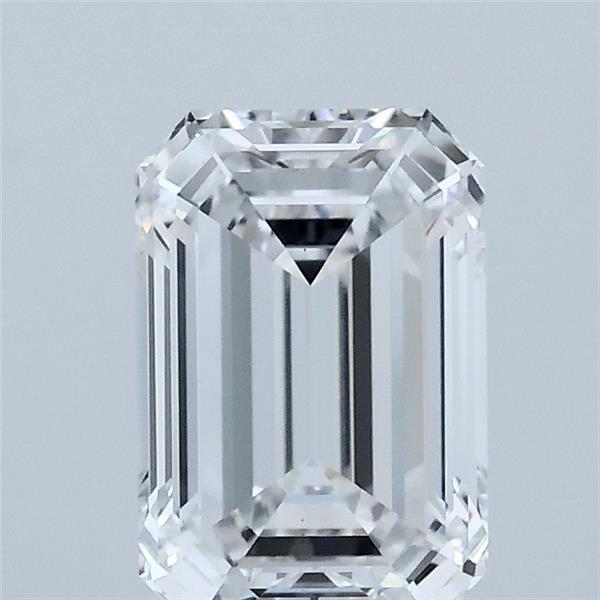 1.59 Carat Emerald Shaped, Ideal Cut, D Color, VS1 Clarity, IGI Certified Lab Grown Diamond