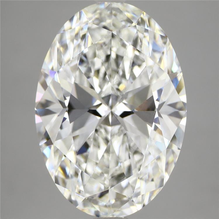 6.08 Carat Oval Shaped, Ideal Cut, F Color, VVS2 Clarity, IGI Certified Lab Grown Diamond