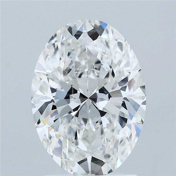 2.05 Carat Oval Shaped, Ideal Cut, F Color, VVS2 Clarity, IGI Certified Lab Grown Diamond