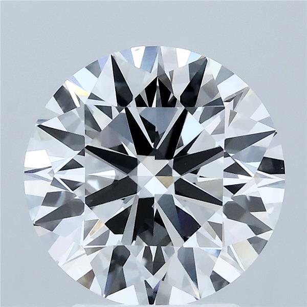 3.00 Carat Round Shaped, Excellent Cut, F Color, VS1 Clarity, IGI Certified Lab Grown Diamond