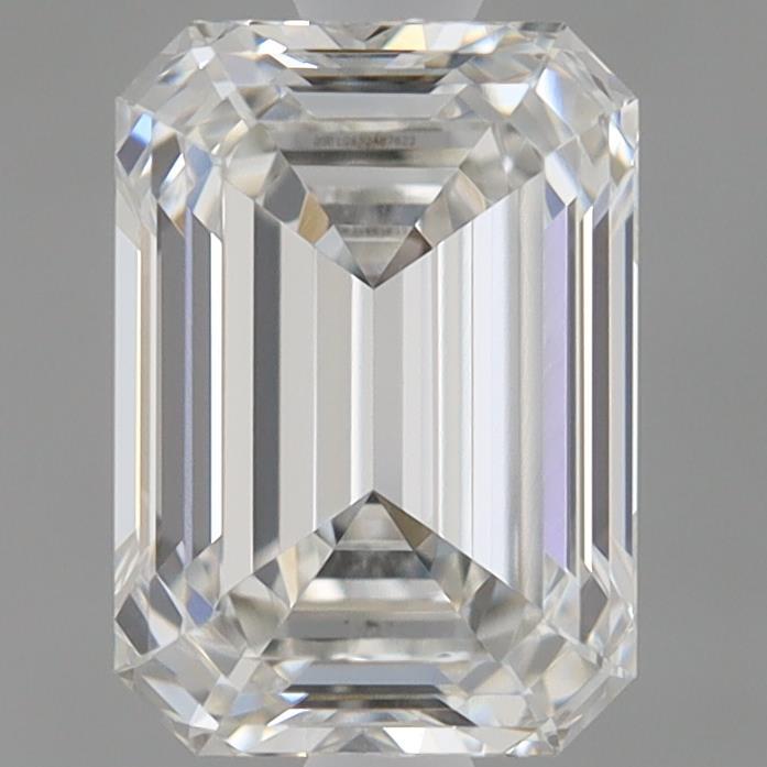 0.94 Carat Emerald Shaped, Ideal Cut, F Color, VVS2 Clarity, IGI Certified Lab Grown Diamond