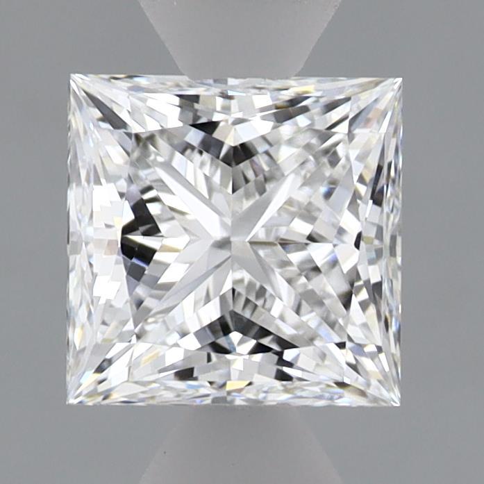 1.41 Carat Princess Shaped, Ideal Cut, D Color, VVS2 Clarity, IGI Certified Lab Grown Diamond