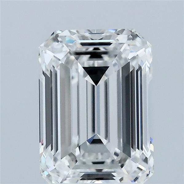 2.09 Carat Emerald Shaped, Ideal Cut, E Color, VVS2 Clarity, IGI Certified Lab Grown Diamond
