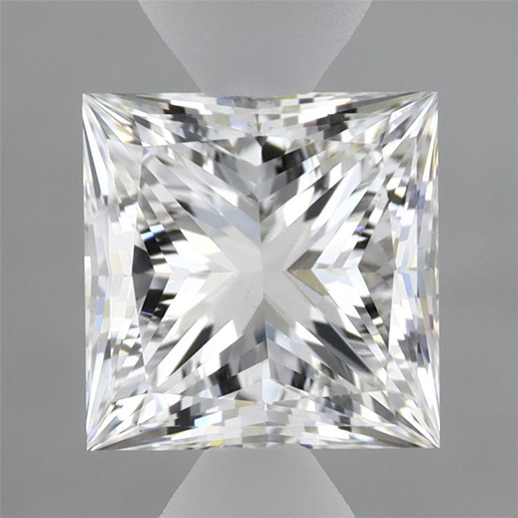 1.89 Carat Princess Shaped, Ideal Cut, E Color, VS1 Clarity, IGI Certified Lab Grown Diamond