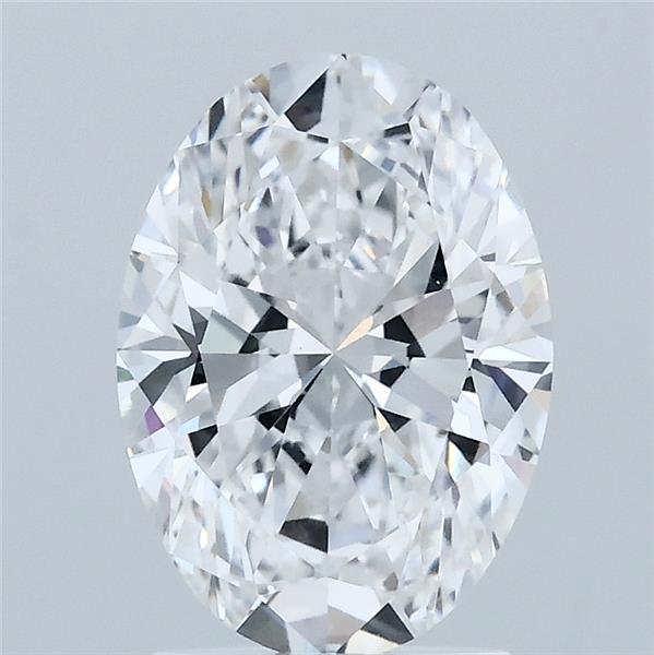 2.03 Carat Oval Shaped, Ideal Cut, D Color, VVS2 Clarity, IGI Certified Lab Grown Diamond