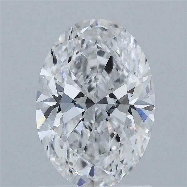 1.30 Carat Oval Shaped, Ideal Cut, D Color, VVS2 Clarity, IGI Certified Lab Grown Diamond