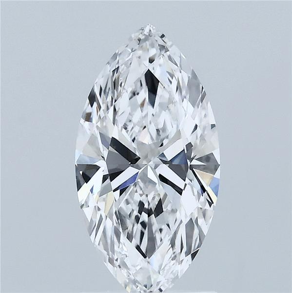 1.52 Carat Marquise Shaped, Ideal Cut, D Color, VVS2 Clarity, IGI Certified Lab Grown Diamond
