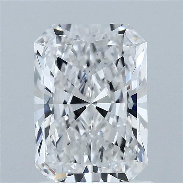 1.52 Carat Radiant Shaped, Ideal Cut, E Color, VVS2 Clarity, IGI Certified Lab Grown Diamond