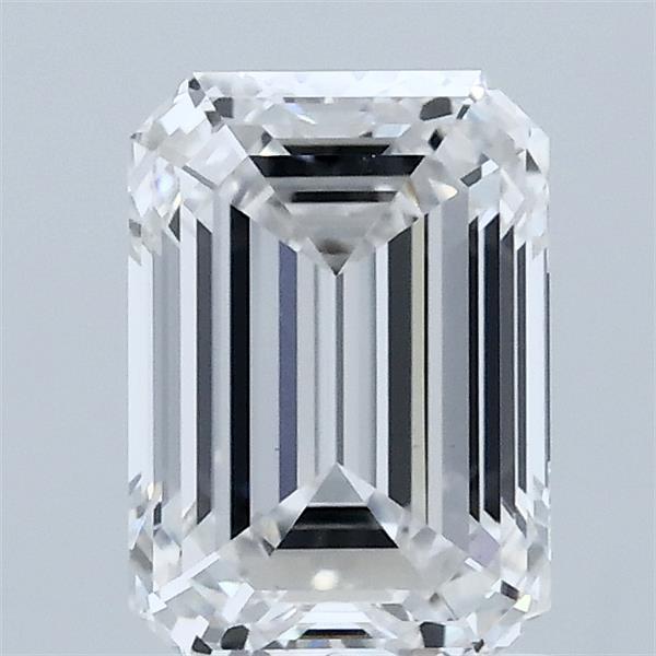 1.54 Carat Emerald Shaped, Ideal Cut, E Color, VVS2 Clarity, IGI Certified Lab Grown Diamond