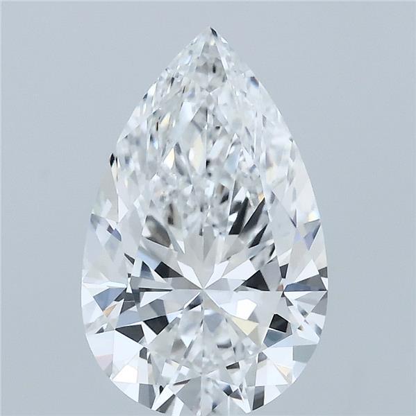 2.28 Carat Pear Shaped, Ideal Cut, E Color, VVS2 Clarity, IGI Certified Lab Grown Diamond