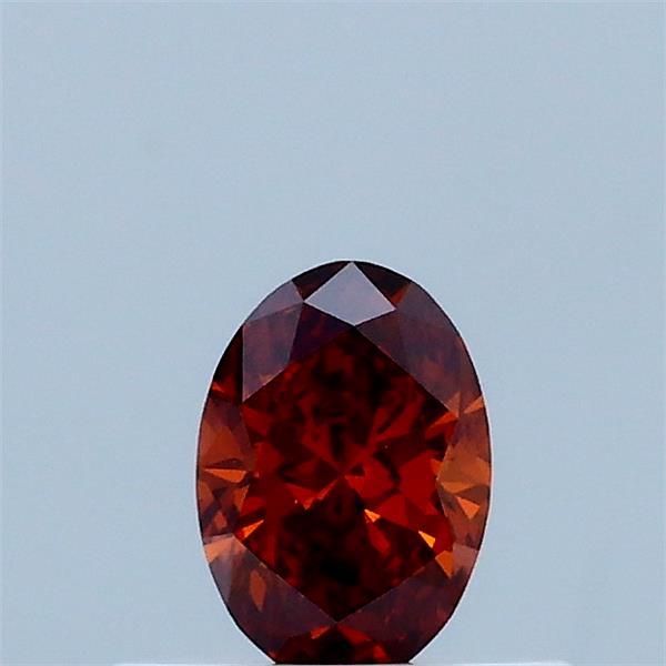 0.31 Carat Oval Shaped, Ideal Cut, FANCY VIVID ORANGE Color, VS1 Clarity, IGI Certified Lab Grown Diamond