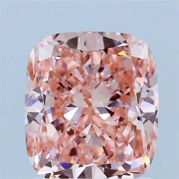 1.50 Carat Cushion Shaped, Very Good Cut, FANCY VIVID PINK Color, VVS2 Clarity, IGI Certified Lab Grown Diamond