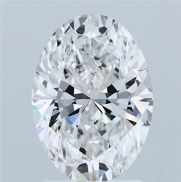 2.10 Carat Oval Shaped, Ideal Cut, E Color, VVS2 Clarity, IGI Certified Lab Grown Diamond