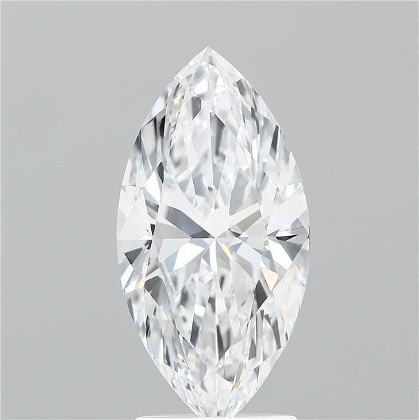 2.55 Carat Marquise Shaped, Ideal Cut, E Color, IF Clarity, IGI Certified Lab Grown Diamond