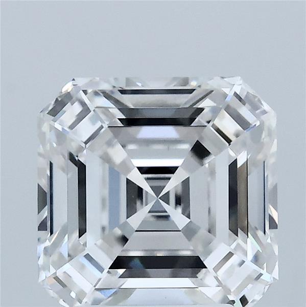 2.52 Carat Asscher Shaped, Excellent Cut, F Color, VS1 Clarity, IGI Certified Lab Grown Diamond