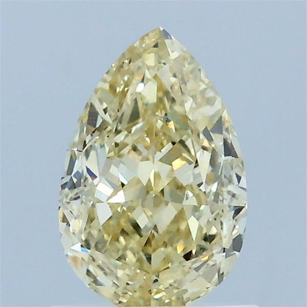 1.10 Carat Pear Shaped, Very Good Cut, FANCY YELLOW Color, VS1 Clarity, IGI Certified Lab Grown Diamond