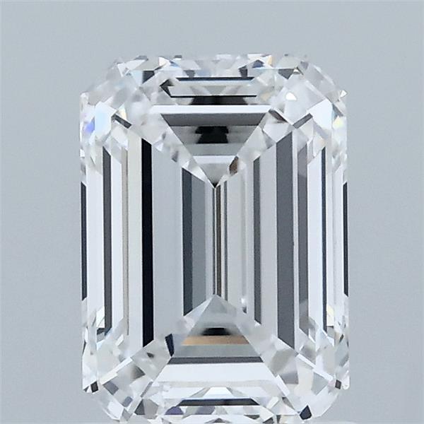 1.57 Carat Emerald Shaped, Ideal Cut, D Color, VVS1 Clarity, IGI Certified Lab Grown Diamond