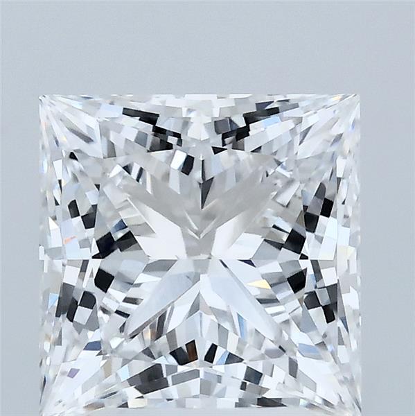 3.01 Carat Princess Shaped, Ideal Cut, D Color, VS1 Clarity, IGI Certified Lab Grown Diamond
