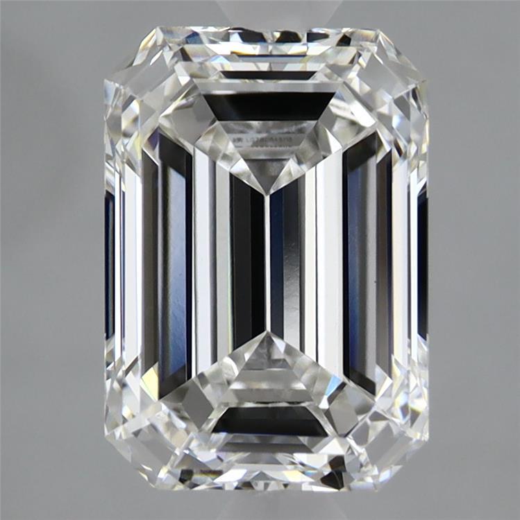 2.86 Carat Emerald Shaped, Ideal Cut, E Color, VVS2 Clarity, IGI Certified Lab Grown Diamond